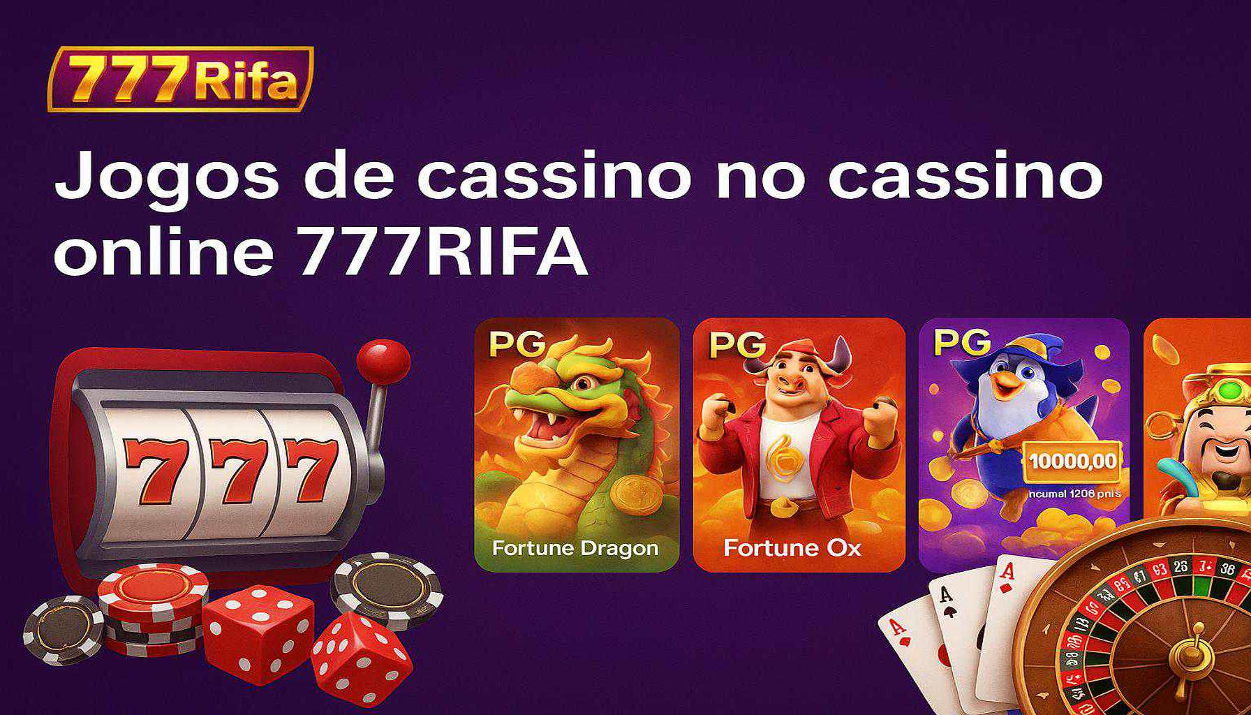 Jogos de cassino online inovadores e emocionantes na 777RIFA