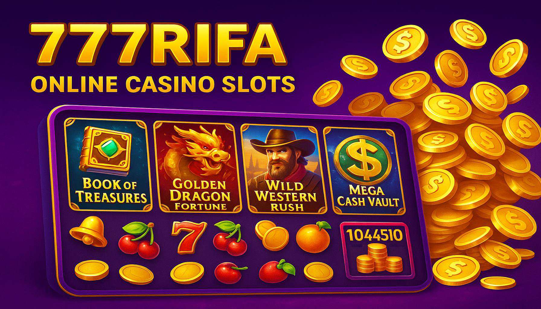 Explore o mundo das slot machines no 777RIFA Casino